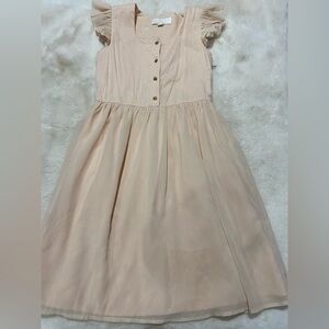 LRDMPETITS brand 
Charming Cream Kids Dress